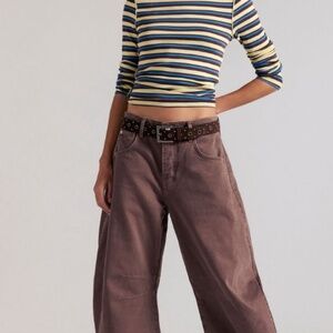 We the free mid rise barrel jeans